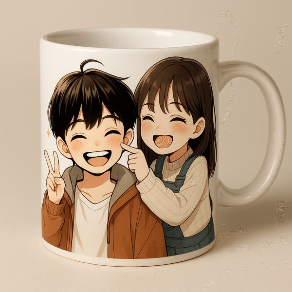 A Mug of Laughter and Friendship in Anime Style - Donji FashionDonji FashionDonji FashionA Mug of Laughter and Friendship in Anime Style