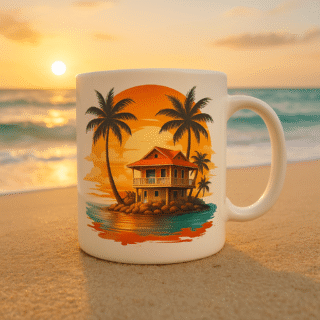 Island Sunset Retreat Mug – Sip into Paradise - Donji FashionDonji FashionDonji FashionIsland Sunset Retreat Mug – Sip into Paradise