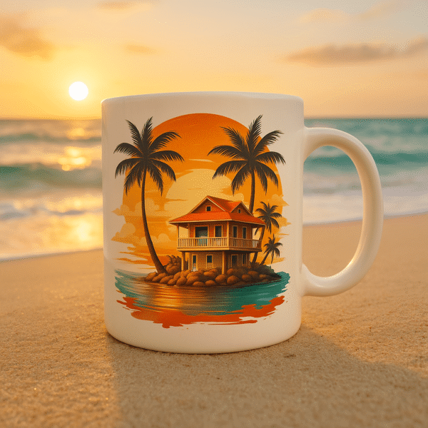 Island Sunset Retreat Mug – Sip into Paradise - Donji FashionDonji FashionDonji FashionIsland Sunset Retreat Mug – Sip into Paradise