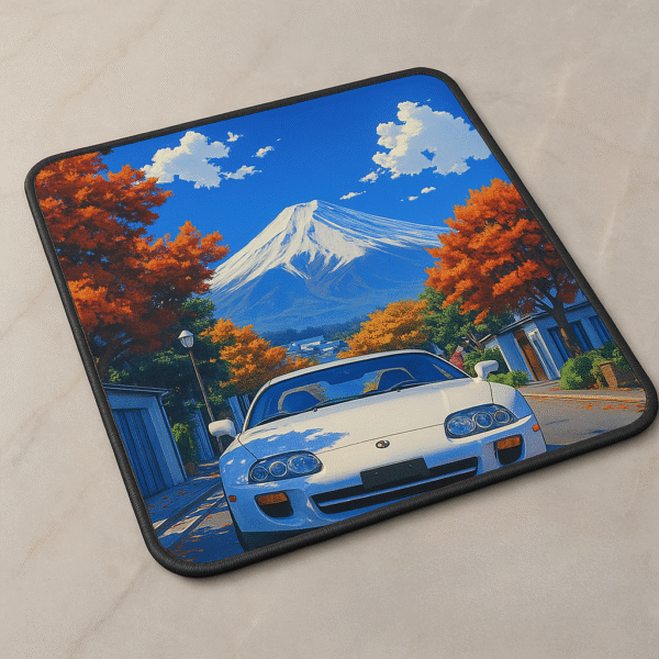 Toyota Supra Mouse Pad –  with Mount Fuji & Autumn Vibes - Image 2