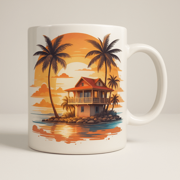 Island Sunset Retreat Mug – Sip into Paradise - Donji FashionDonji FashionDonji FashionIsland Sunset Retreat Mug – Sip into Paradise