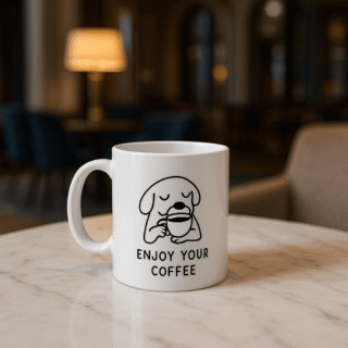 Enjoy Your Coffee Dog Mug – Cute & Cozy Vibes - Donji FashionDonji FashionDonji FashionMS003Enjoy Your Coffee Dog Mug – Cute & Cozy Vibes