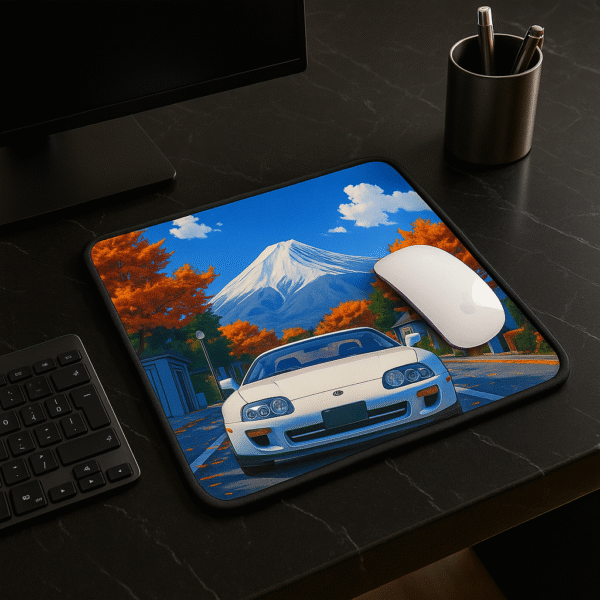 Toyota Supra Mouse Pad –  with Mount Fuji & Autumn Vibes