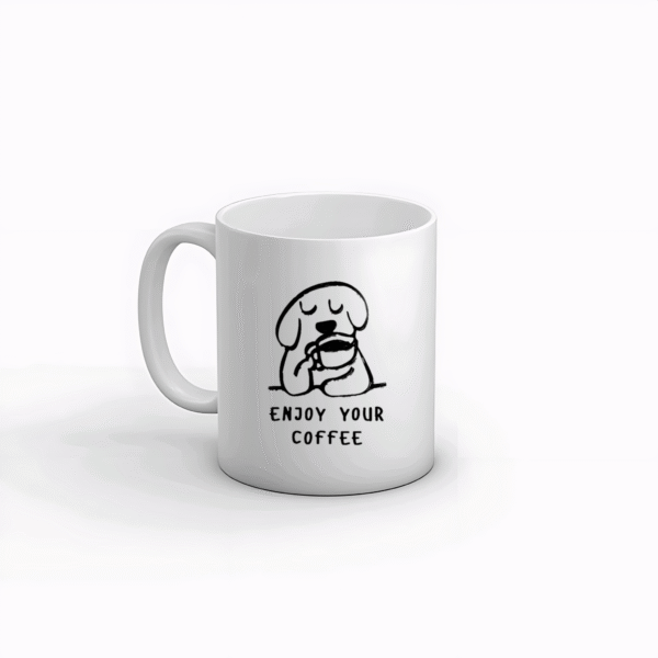 Enjoy Your Coffee Dog Mug – Cute & Cozy Vibes - Donji FashionDonji FashionDonji FashionMS003Enjoy Your Coffee Dog Mug – Cute & Cozy Vibes